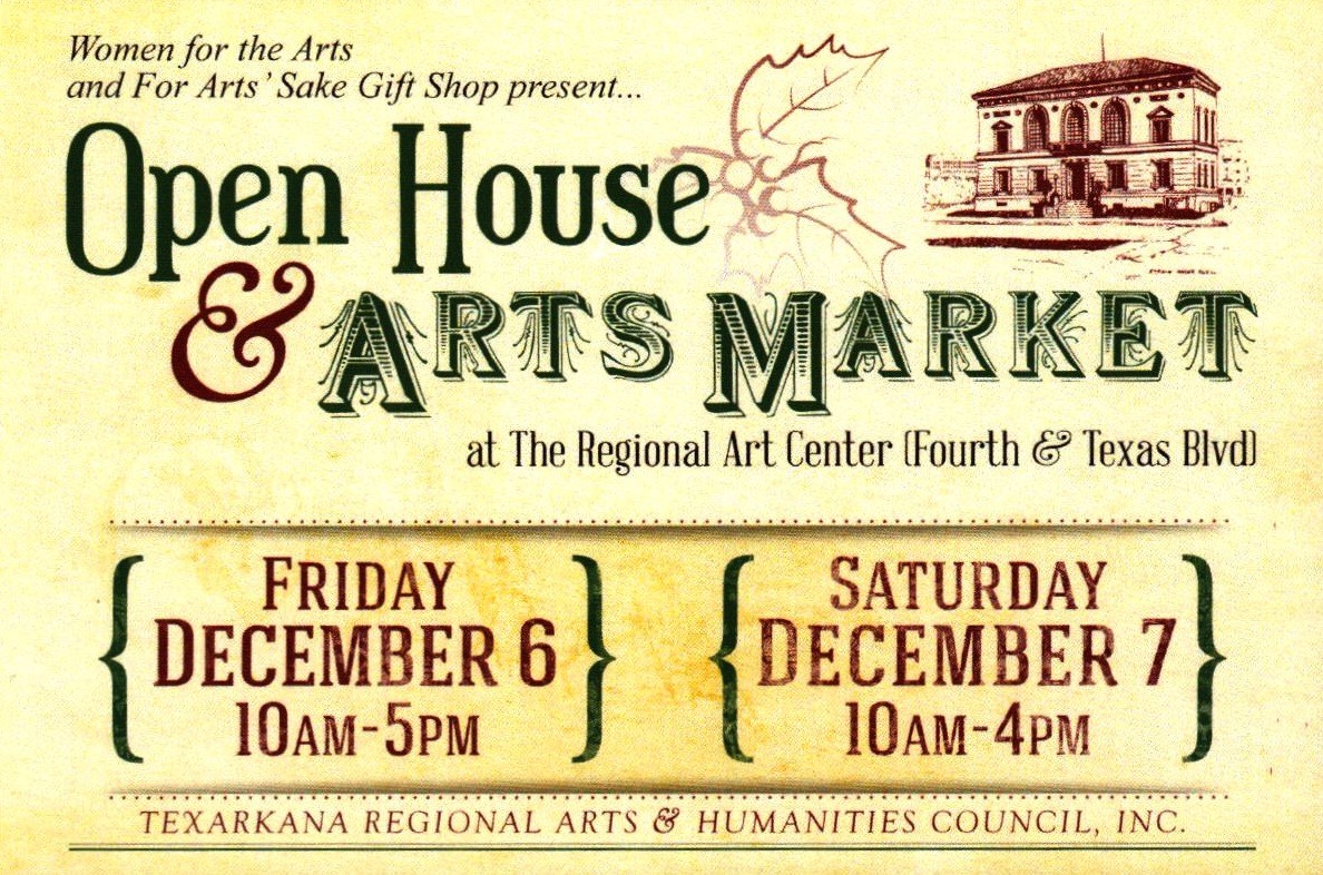11th Annual Open House & Holiday Arts Market Women for the Arts